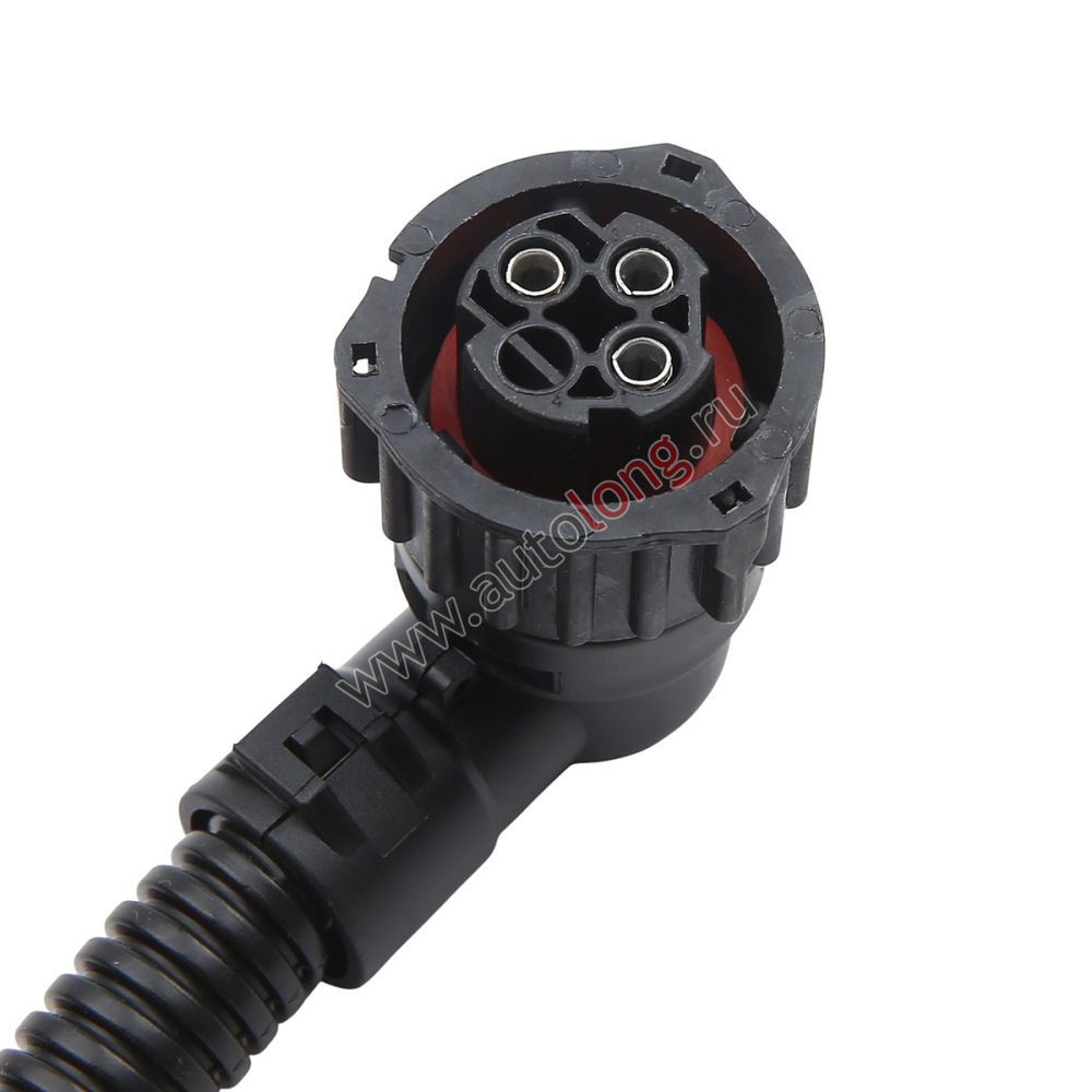 Разъем байонетный AMP-3*2.5 (розетка) 3-х контактный угловой с клеммами Разъем байонетный AMP-3*2.5 (розетка) 3-х контактный угловой с клеммами