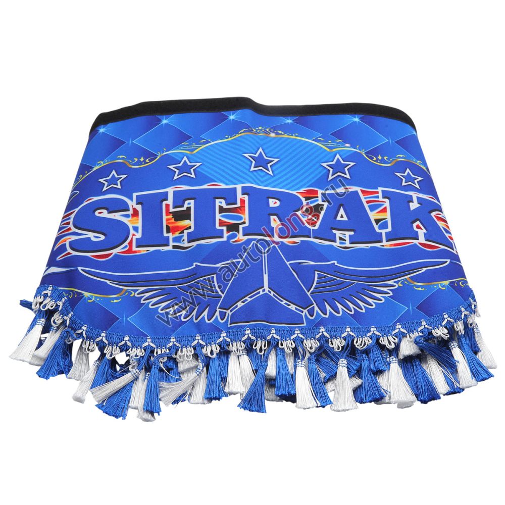 Ламбрекен лобового стекла с боковыми шторками SITRAK синий Ламбрекен лобового стекла с боковыми шторками SITRAK синий