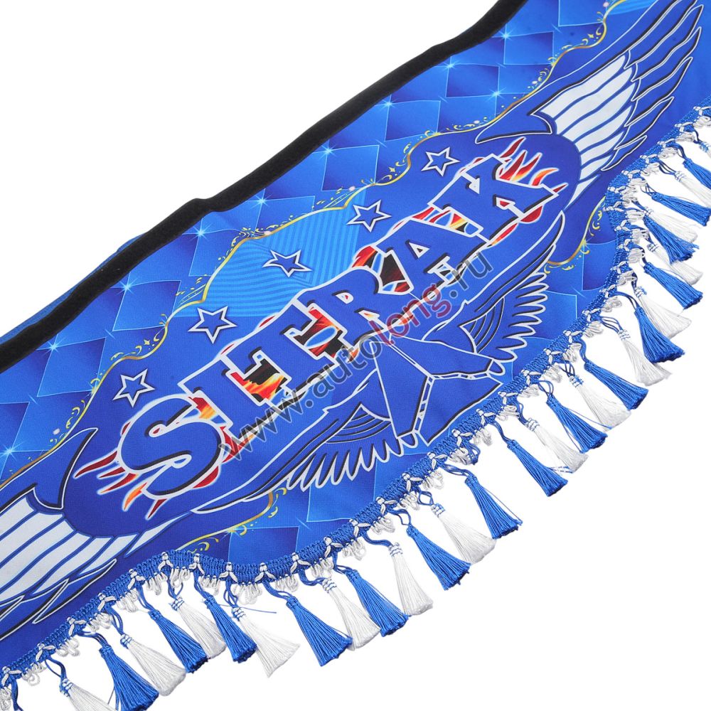 Ламбрекен лобового стекла с боковыми шторками SITRAK синий Ламбрекен лобового стекла с боковыми шторками SITRAK синий