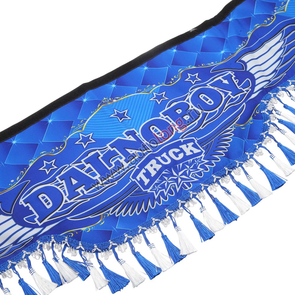 Ламбрекен лобового стекла с боковыми шторками DALNOBOY синий Ламбрекен лобового стекла с боковыми шторками DALNOBOY синий