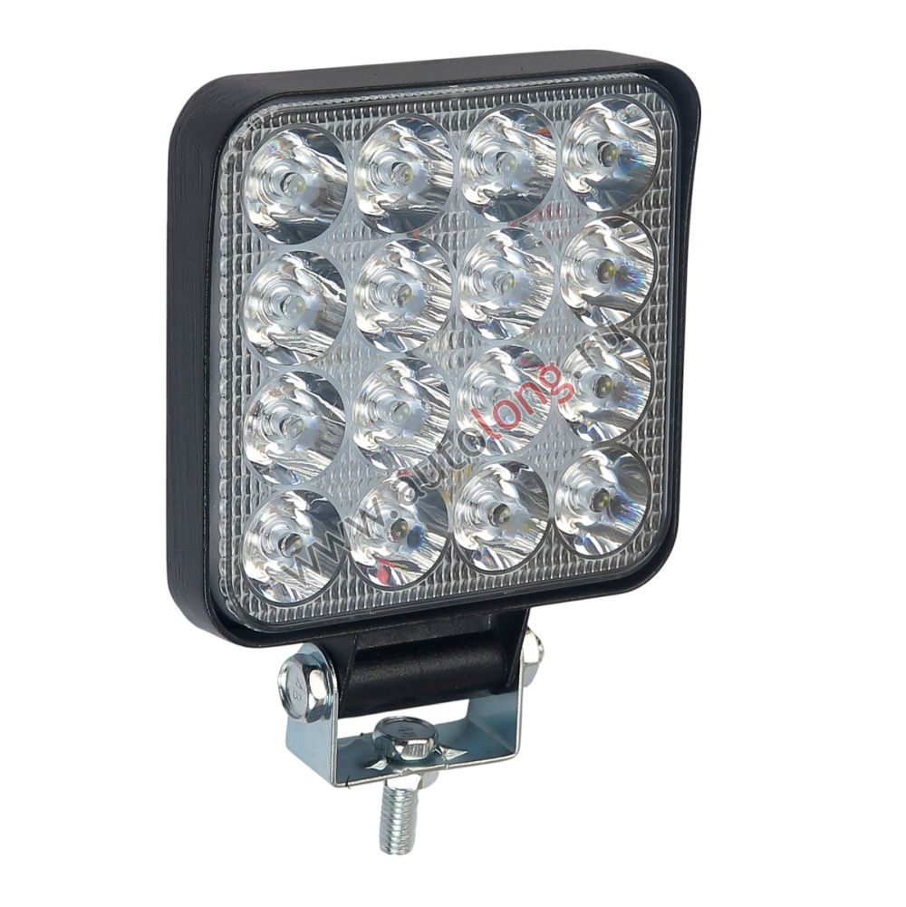 Фара рабочего света MINI 16 led, 48W, 12-24V (2 режима) Фара рабочего света MINI 16 led, 48W, 12-24V (2 режима)