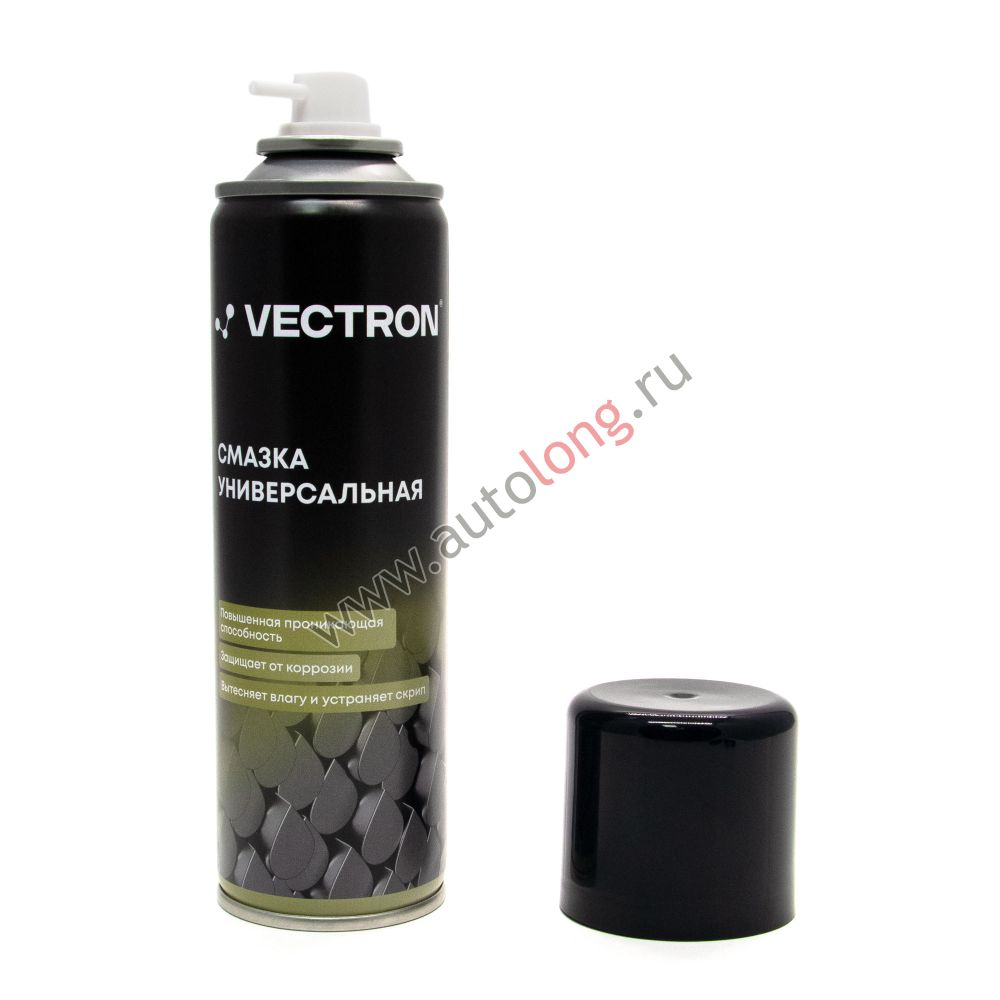 Смазка универсальная Vectron, аэрозоль, 335 мл, номинальный объем 250 мл, масса 170 г/6/ Смазка универсальная Vectron, аэрозоль, 335 мл, номинальный объем 250 мл, масса 170 г/6/