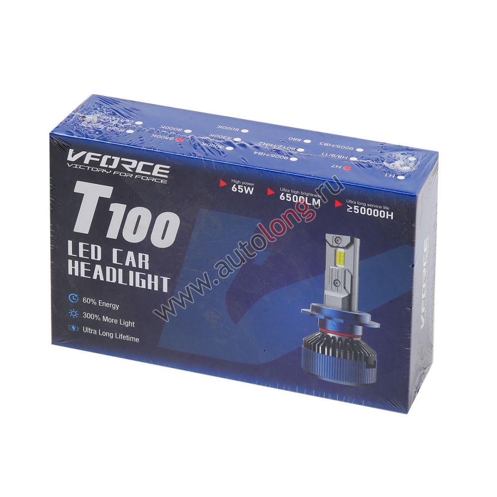 Светодиодные лампы H7, 9-18V, 65W, 8000Lm, 6000К Светодиодные лампы H7, 9-18V, 65W, 8000Lm, 6000К