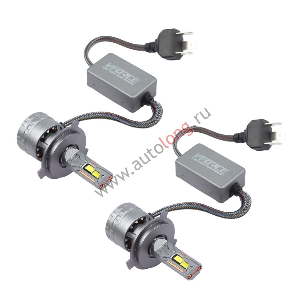 Светодиодные лампы H4, 12-48V, 90W, 10000Lm, 6000К Светодиодные лампы H4, 12-48V, 90W, 10000Lm, 6000К