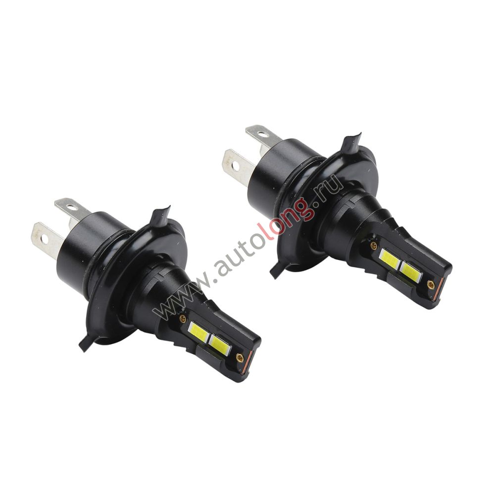Светодиодные лампы H4, 12-18V, 20W, 6000Lm, 5000К Светодиодные лампы H4, 12-18V, 20W, 6000Lm, 5000К
