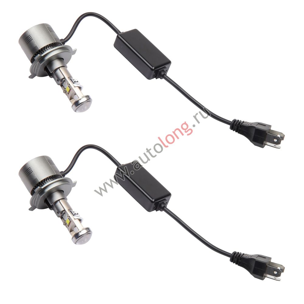 Светодиодные лампы H4, 12-24V, 38W, 7600Lm, 6000К Светодиодные лампы H4, 12-24V, 38W, 7600Lm, 6000К