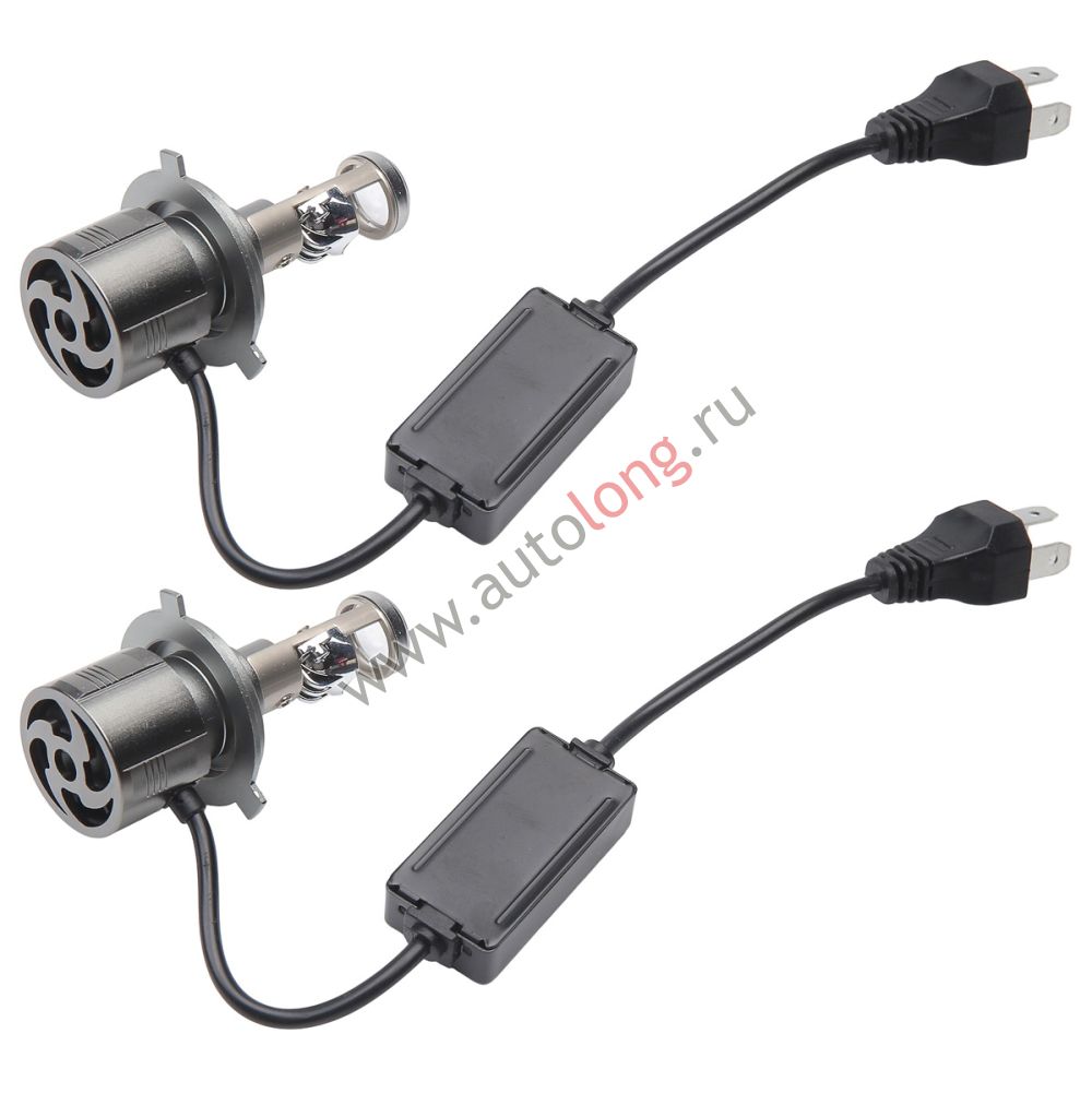 Светодиодные лампы H4, 12-24V, 38W, 7600Lm, 6000К Светодиодные лампы H4, 12-24V, 38W, 7600Lm, 6000К