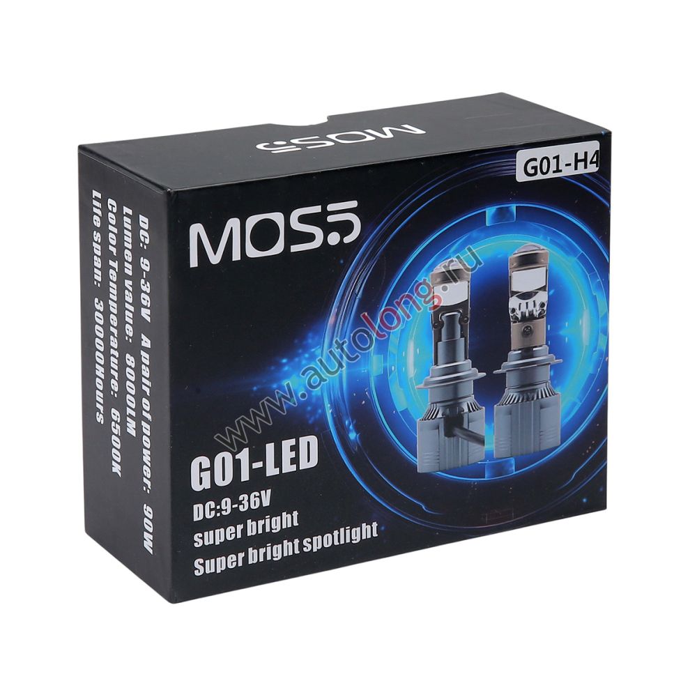 Светодиодные лампы H4, 12-24V, 38W, 7600Lm, 6000К Светодиодные лампы H4, 12-24V, 38W, 7600Lm, 6000К