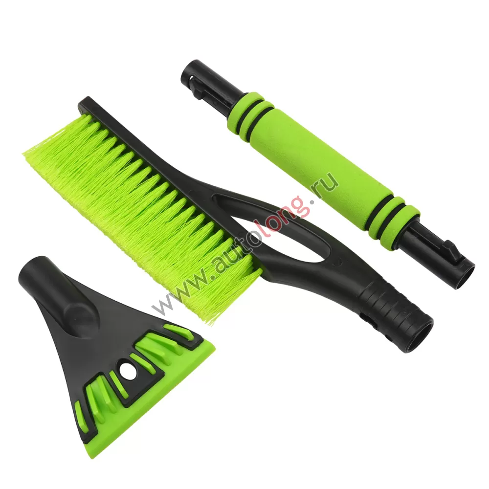 Разборная щетка для снега в разобранном виде