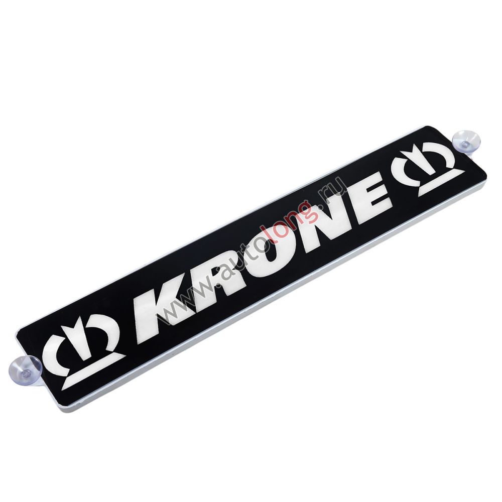 Табличка светящаяся диодная Krone 24В в прикуриватель (10х50 см) Табличка светящаяся диодная Krone 24В в прикуриватель (10х50 см)