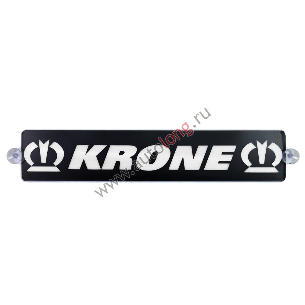 Табличка светящаяся диодная Krone 24В в прикуриватель (10х50 см) Табличка светящаяся диодная Krone 24В в прикуриватель (10х50 см)