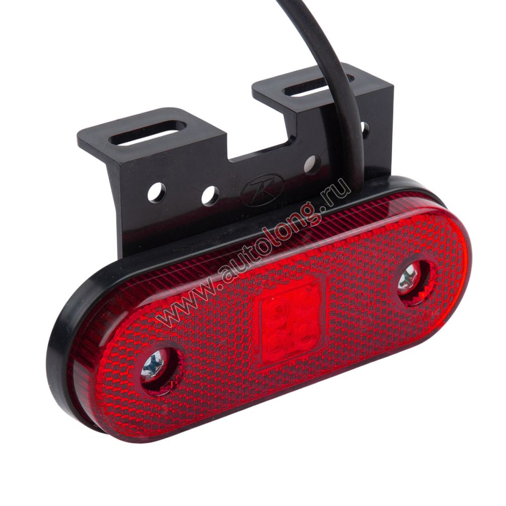 Фонарь маркерный 100.3731-02-К (12/24В) красный LED (С КРОНШТЕЙНОМ) Фонарь маркерный 100.3731-02-К (12/24В) красный LED (С КРОНШТЕЙНОМ)