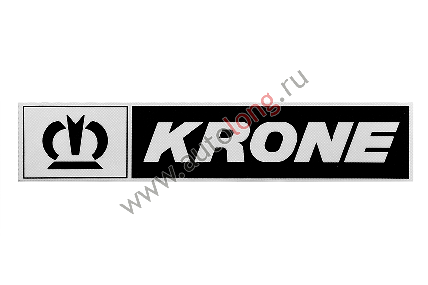 Наклейка светоотражающая с логотипом KRONE, левая сторона