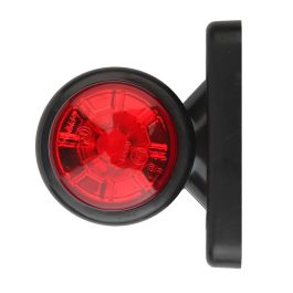 Фонарь габаритный и контурный ГФ3.1 LED 1-20 бело-красный (хрусталик) 12-24V Фонарь габаритный и контурный ГФ3.1 LED 1-20 бело-красный (хрусталик) 12-24V