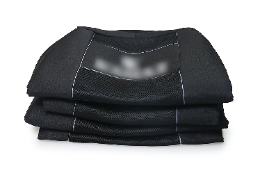 Чехол сиденья для грузовых автомобилей (3 Высоких сиденья) Черный