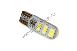 Лампа безцокольная диодная 24В T10e SG5706 Canbus белая Лампа безцокольная диодная 24В T10e SG5706 Canbus белая