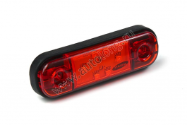 Габарит светодиодный MINI 6 LED Samsung Красный (12-24V) Габарит светодиодный MINI 6 LED Samsung Красный (12-24V)
