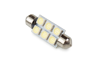Лампа 6 SMD (салон) 39 мм Лампа 6 SMD (салон) 39 мм