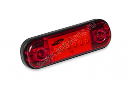 Габарит светодиодный однорядный Samsung MINI Красный 6 LED Габарит светодиодный однорядный Samsung MINI Красный 6 LED
