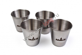 Рюмки 4 шт. в чехле MAZ Рюмки 4 шт. в чехле MAZ