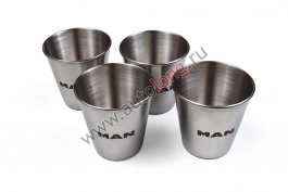 Рюмки 4 шт. в чехле MAN Рюмки 4 шт. в чехле MAN