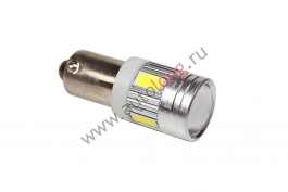 Лампа малый цоколь 6 SMD Линза (белый) 24В Лампа малый цоколь 6 SMD Линза (белый) 24В