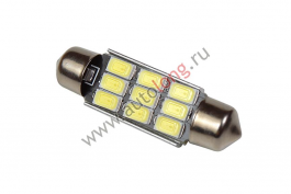 Лампа автомобильная 24В SJ-9SMD 5630 (CANBUS) 39 мм Лампа автомобильная 24В SJ-9SMD 5630 (CANBUS) 39 мм