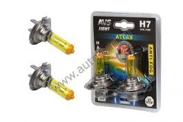 Галогенная лампа AVS /ATLAS ANTI-FOG желтая 24В H7 70W (2 шт.) Галогенная лампа AVS /ATLAS ANTI-FOG желтая 24В H7 70W (2 шт.)