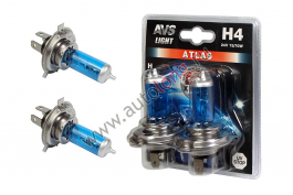 Галогенная лампа AVS ATLAS 24В H4 75/70W 5000К (2 шт.) Галогенная лампа AVS ATLAS 24В H4 75/70W 5000К (2 шт.)