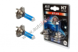 Галогенная лампа для авто AVS ATLAS 24В H7 70W 5000К (2 шт.) Галогенная лампа для авто AVS ATLAS 24В H7 70W 5000К (2 шт.)