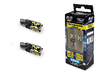 Комплект светодиодных ламп 12-24В C025 T10 CANBUS 24SMD 4014, 2 шт Комплект светодиодных ламп 12-24В C025 T10 CANBUS 24SMD 4014, 2 шт