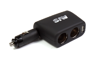 Разветвитель прикур. 3-х фазный  USB 12-24V AVS CS311U