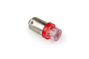 Лампа малый цоколь  24 V с конусом  (Красный)