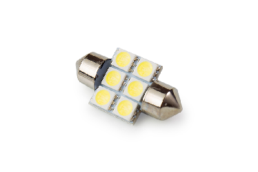 Лампа 6 SMD (салон) 31 мм Лампа 6 SMD (салон) 31 мм
