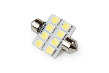 Лампа 8 SMD (салон) 36 мм Лампа 8 SMD (салон) 36 мм