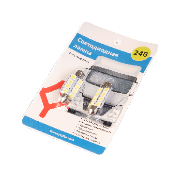 Лампа диодная 8 SMD (в салон авто) 41 мм Лампа диодная 8 SMD (в салон авто) 41 мм