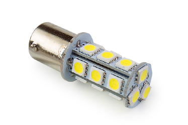 Лампа большой цоколь (Белая) 18 SMD (Высокая) 24 V Лампа большой цоколь (Белая) 18 SMD (Высокая) 24 V