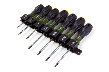 Набор отверток TORX с отверстием 7 предм.(T8x60, T10x80,T15x80, T20x100, T25x100, T27x100, T30x100 мм) 726117 Набор отверток TORX с отверстием 7 предм.(T8x60, T10x80,T15x80, T20x100, T25x100, T27x100, T30x100 мм) 726117
