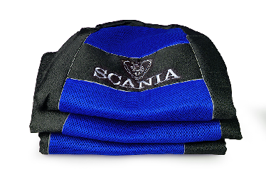 Чехол сиденья SCANIA R-420 2010 г (2 ремня / 2 высоких сидения) Синий Чехол сиденья SCANIA R-420 2010 г (2 ремня / 2 высоких сидения) Синий
