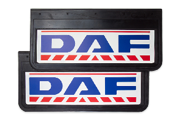 Брызговики передние на DAF (белый фон) 520х250