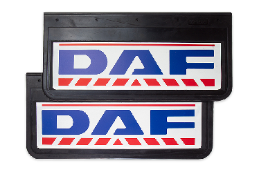 Брызговики передние на DAF (белый фон) 520х250 Брызговики передние на DAF (белый фон) 520х250
