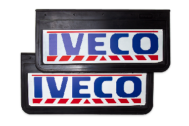 Брызговики передние IVECO (белый фон) 520х250 мм Брызговики передние IVECO (белый фон) 520х250 мм