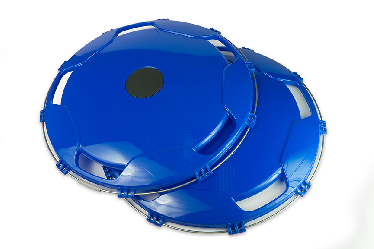 Колпак колеса пластик задний синий R-22,5 (кт.)