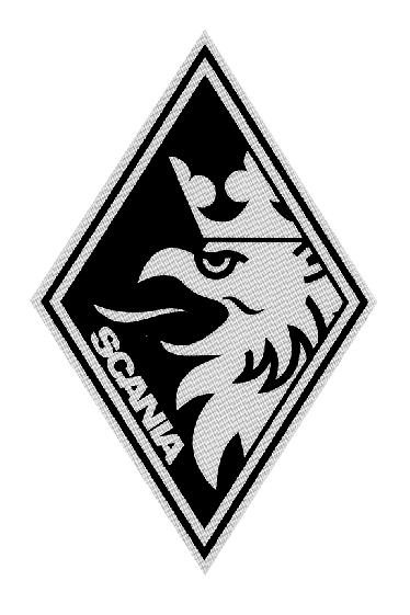 Наклейка светоотражающая на авто SCANIA ромб малый Черный Левый Наклейка светоотражающая на авто SCANIA ромб малый Черный Левый