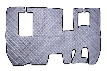 Коврик стеганый RENAULT MAGNUM с 1996 г (Механика подставка сид. пассаж. 55 x 35) Серый