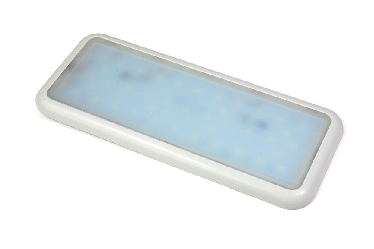 Плафон салона LED универсальный 2 режима 10-30V белый корпус