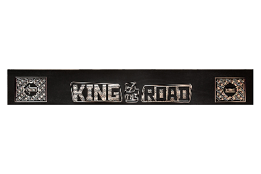 Брызговик длинномер из резинопластика KING of ROAD (серебро) 240*35см