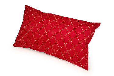 Подушка стеганная Красная 35х60