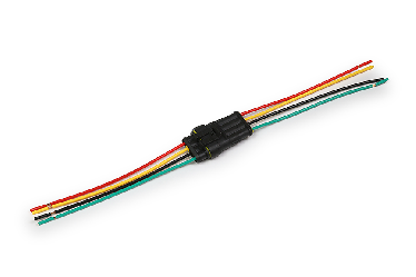 Разъем габарита с проводами AMP (Овальный 4-х контактный) Розетка и Вилка