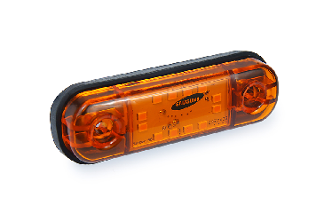 Габарит светодиодный MINI 12 LED Желтый Маркерный (Бегущий огонь) 12-24В Габарит светодиодный MINI 12 LED Желтый Маркерный (Бегущий огонь) 12-24В